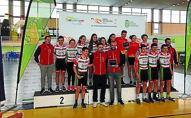 Jaime Romero y Telmo Semperena, en la Copa de España de ciclismo en